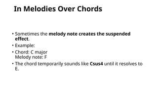 Comprehensive Guide to Suspended Chords: Theory, Types, and ...