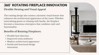 Rotating Fireplace Suspended Wood Burning Fireplace | ZenFireplace | PDF