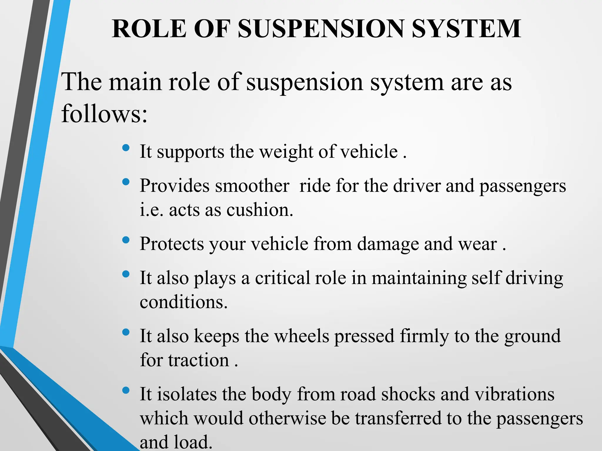 Suspenion System PPT.pdf. in short type | PDF