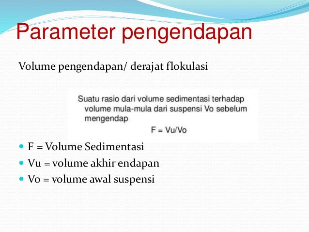 Contoh Soal Dan Jawaban Hitungan Pengendapan Suspensi - Jawaban Buku
