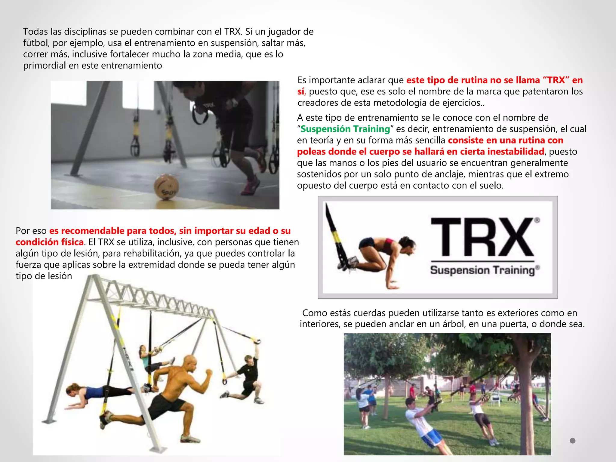 Suspensión Training 