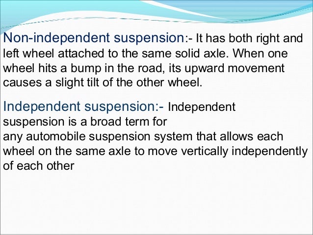 Suspension System