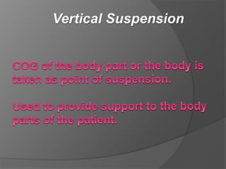 Vertical Suspension
 