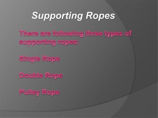 Supporting Ropes
 