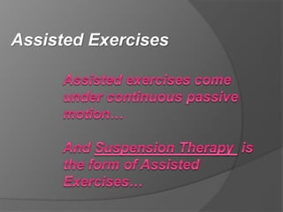 Assisted Exercises
 
