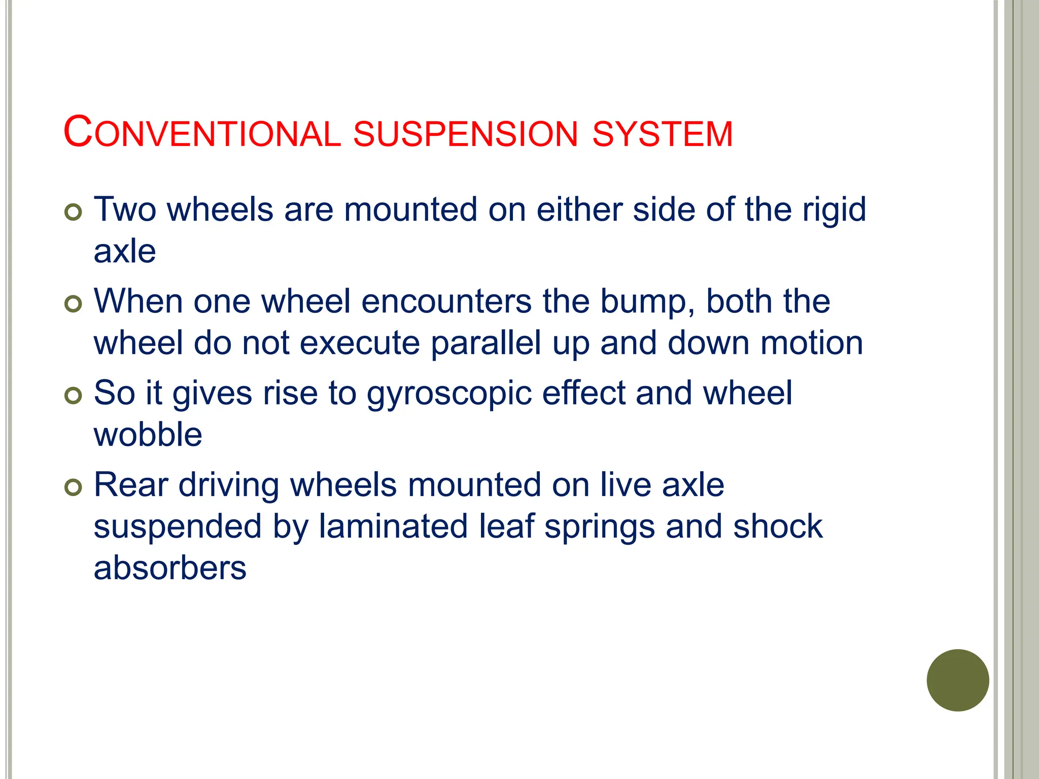 Introduction to suspension-system-in-automobiles | PPT
