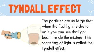 Suspension and Colloids, Tyndall Effect, Brownian Effect | PPTX