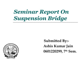 Suspension bridge | PPT