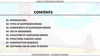 Suspension bridge | PPTX