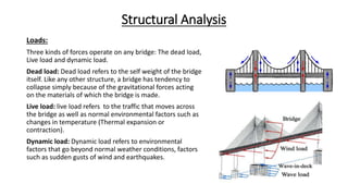 Structural Loading Bridge Suspension bridge | PPTX