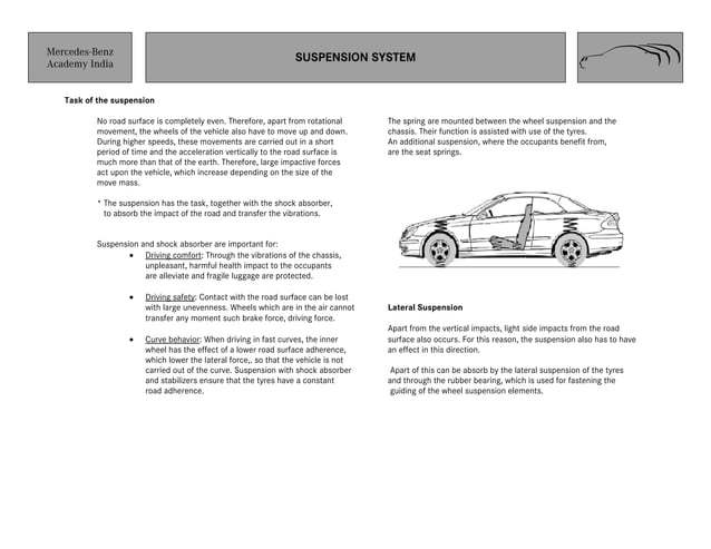 Suspension Notes pdf Mercedes Benz topic .pdf