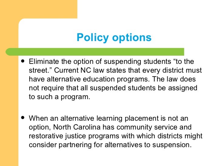 An Alternative To Suspension And >> Addressing Problems With School Suspension Practice And Promising St An Alternative To Suspension And >> Addressing Problems With School Suspension Practice And Promising St