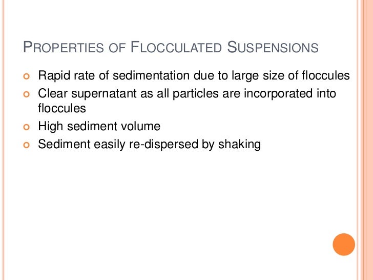 Suspensions Formulation Overview