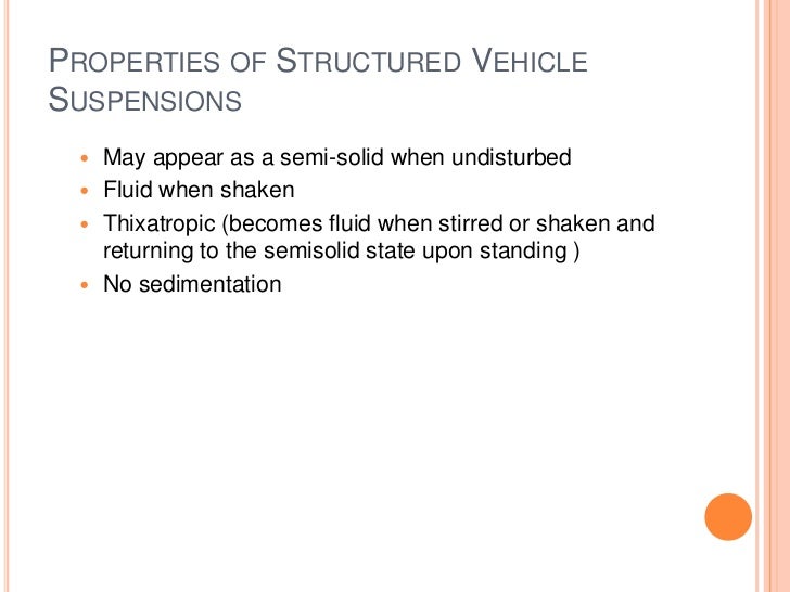 Suspensions Formulation Overview