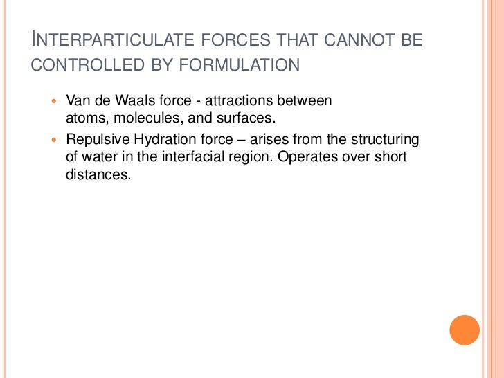Suspensions Formulation Overview
