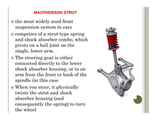 Suspension system of an Automobile | PDF