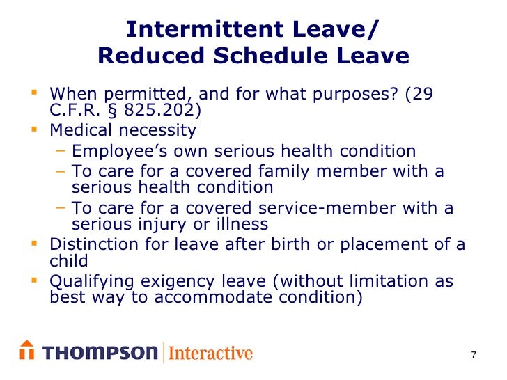 Controlling Intermittent Leave under the FMLA
