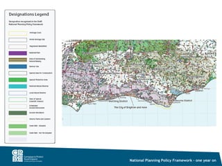National Planning Policy Framework – one year on
 