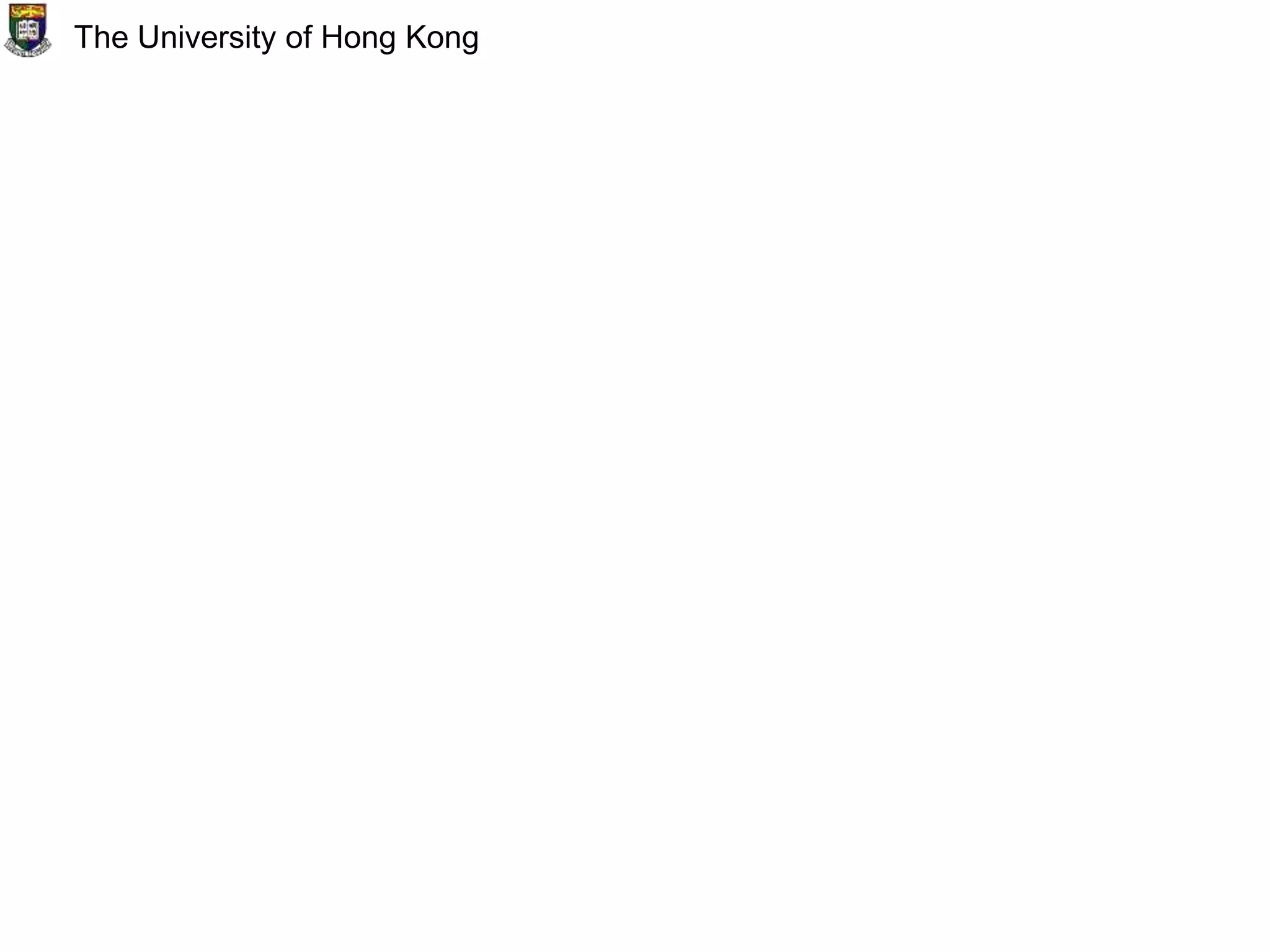 The University of Hong Kong
 