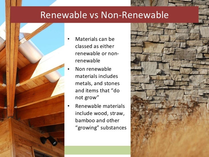 Sustainable Design Part Four Sustainable Materials