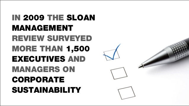 Environmental sustainability in business a case study