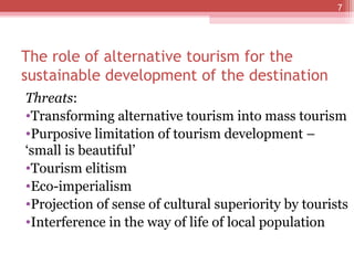 7th I.S.L.E. Meeting: Sustainability of mass tourism