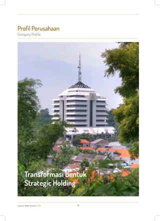 Profil Perusahaan
Company Profile
Laporan Keberlanjutan 2013 18
Transformasi Bentuk
Strategic Holding
 