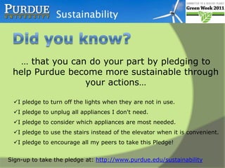Did you know? …that Wade Utility Plant avoids emitting 43,000 tons of CO2 to the atmosphere annually due to the fact that it is a combined heat and power facility.You can also see the energy outputs in real time online!For more information: http://www.purdue.edu/utilityplant/plantoperation.htm