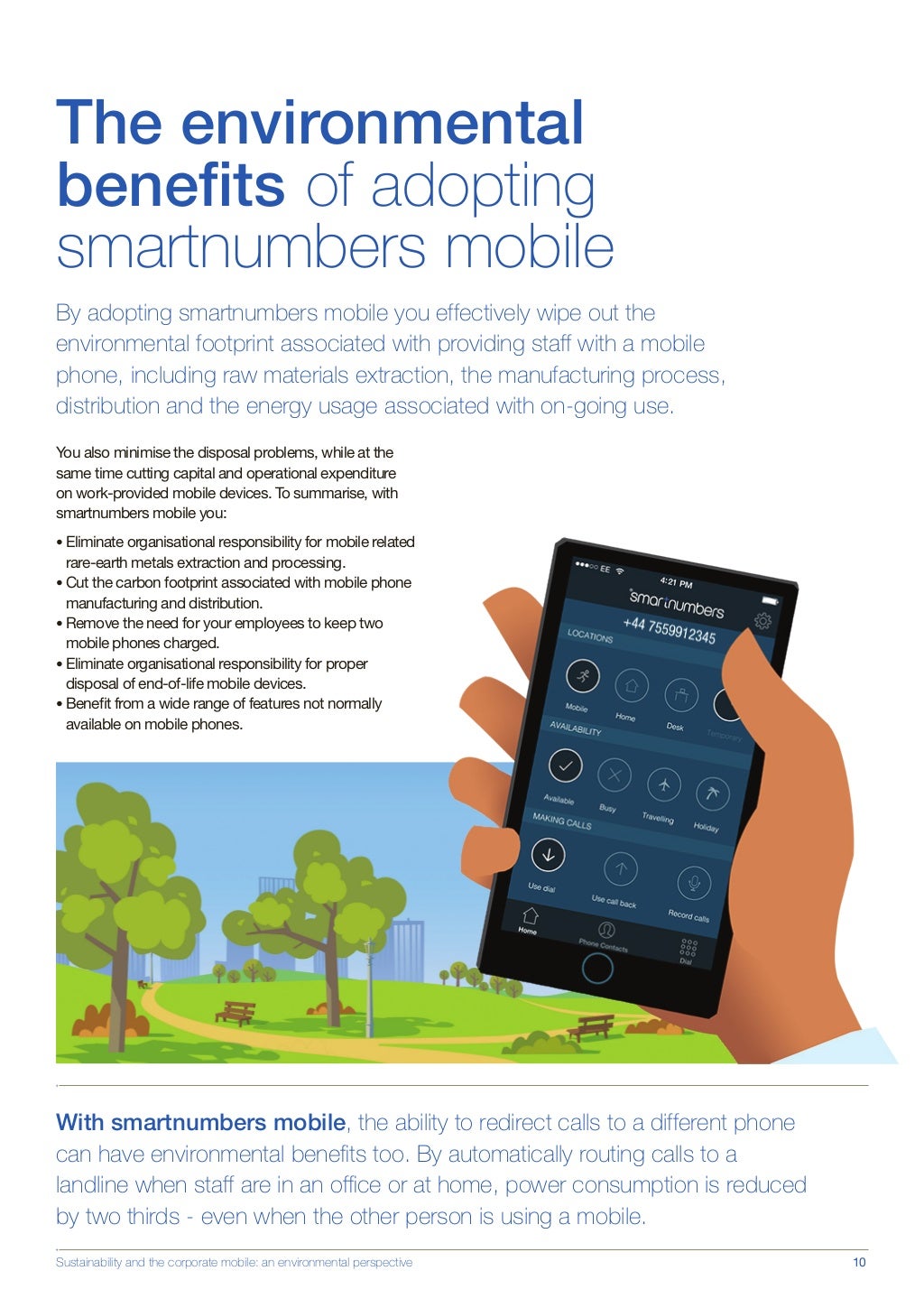 How we can reduce the impact of mobile phones on the environment.