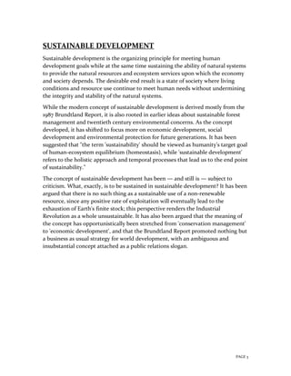 Sustainability and sustainable development | PDF