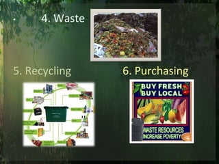 The 10 Doorways of Plan Verde1. Water2.Energy3. Chemicals