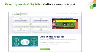 Development and piloting a comprehensive framework for assessment of sustainability of smallholders farming systems : By Dr Shalander Kumar Presented during ICAR Indian Institute of Farming Systems Research, Modipuram on 13 February 2020.