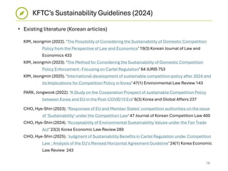 Environmental Sustainability and Competition Law: Korea | PDF