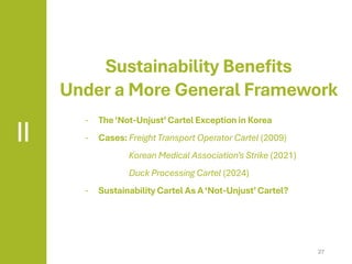 Environmental Sustainability and Competition Law: Korea | PDF