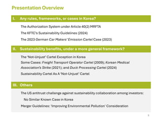 Environmental Sustainability and Competition Law: Korea | PDF