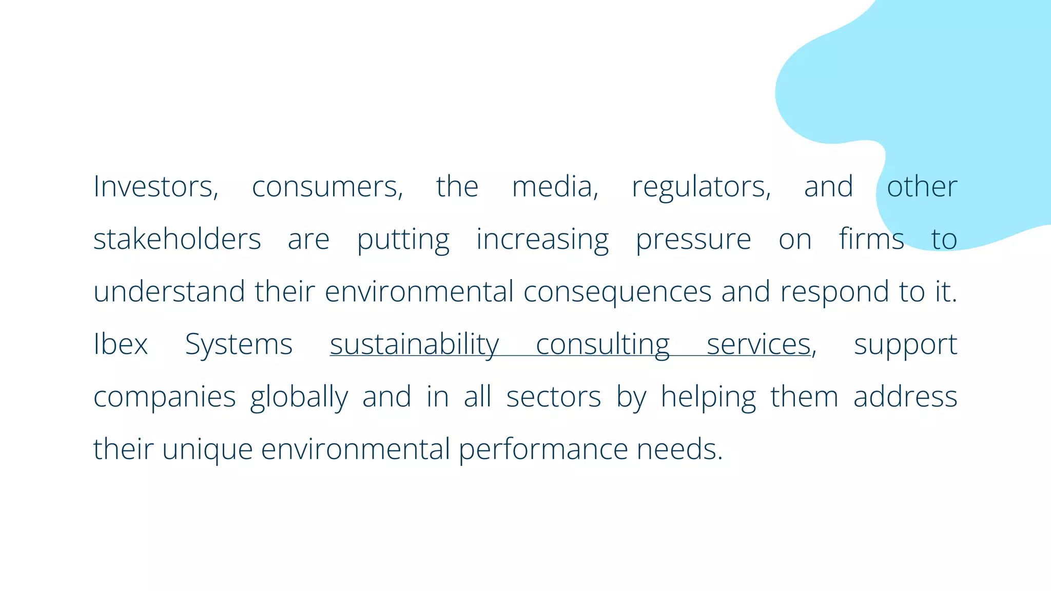 Sustainability Consulting Services Pptx