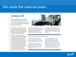 We made the national press…!
 