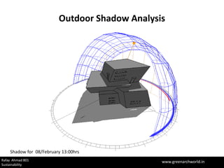Shadow Analysis Gh Sustainability ecotect analysis | PDF