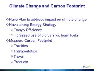 Endorse what vendors are doing