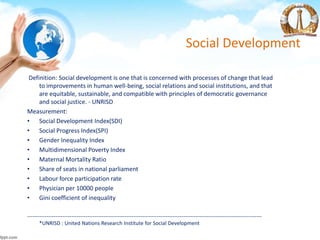 Total Social Development Sustainability for human and social development | PPTX