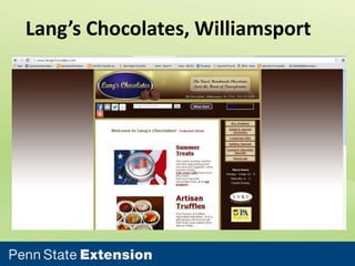 Lang’s Chocolates, Williamsport

 