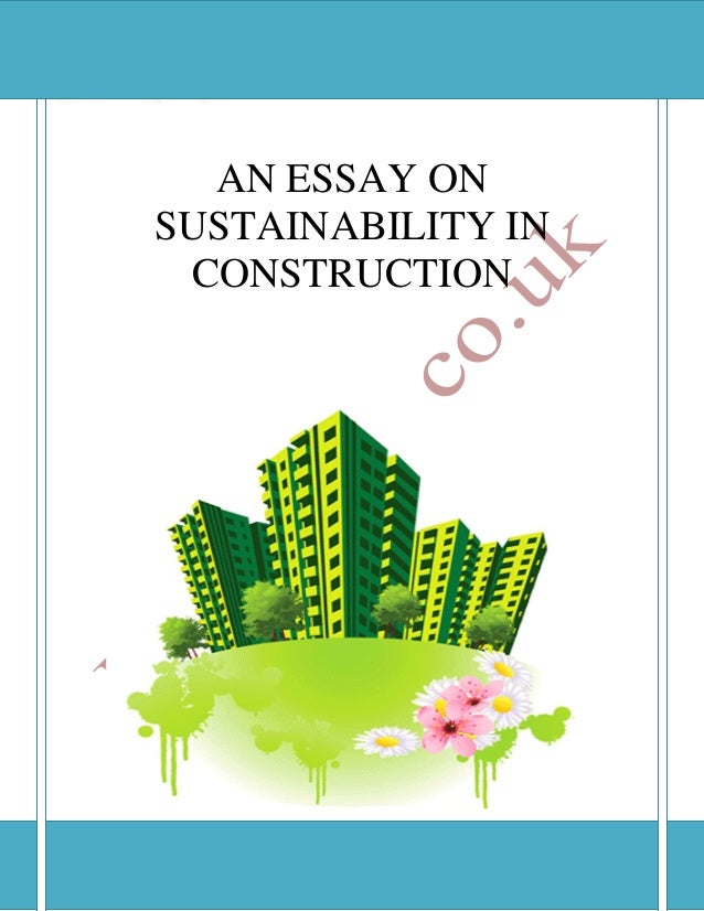 essay on sustainability