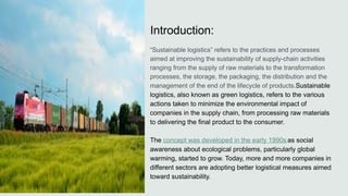 Sustainability in the Logistics industry.pptx