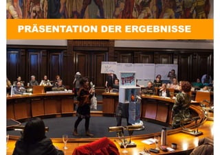 PRÄSENTATION DER ERGEBNISSE
 