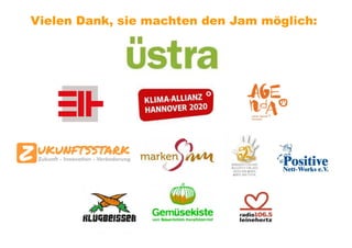 Vielen Dank, sie machten den Jam möglich:
 