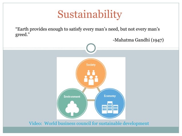 Sustainability lecture introduction | PPT | Environment | Science