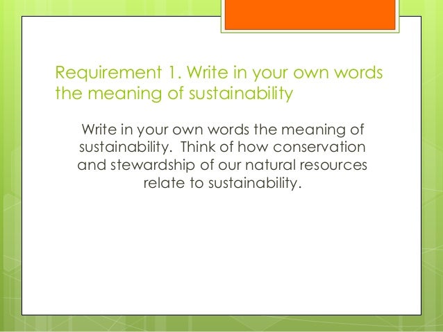 sustainability merit badge sustainability merit badge answers