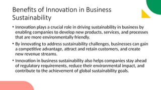SUSTAINABILITY OF INNOVATION IN BUSINESS.pptx