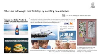Others are following in their footsteps by launching new initiatives
Click on the items if you want to read more
In collab...