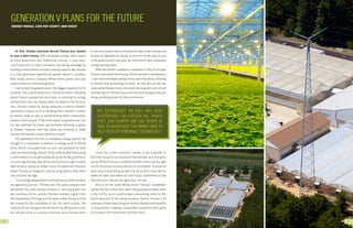 GENERATION V PLANS FOR THE FUTURE




                          “MY DEPENDENCY ON FUEL WAS ALSO
                           DEPENDENCY ON FOREIGN OIL, WHICH
                           PUTS OUR COUNTRY AND OUR TROOPS AT
                           RISK. I’D RATHER KEEP THAT MONEY HERE TO
                           HELP DEVELOP RENEWABLE TECHNOLOGY.”




16                                                                    17
 